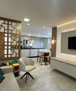 Apartamento no Country em Cascavel com 1 Suíte + 2 Quartos e 2 Vagas